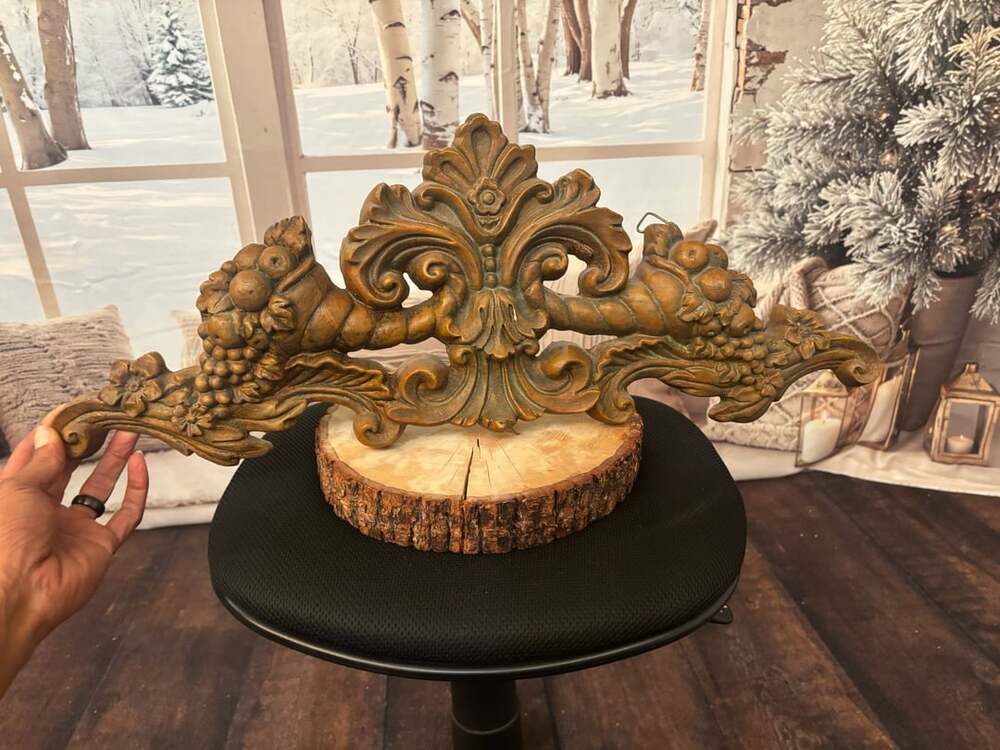 Creative Home Accents Ornate Scroll Wall Decor Gold